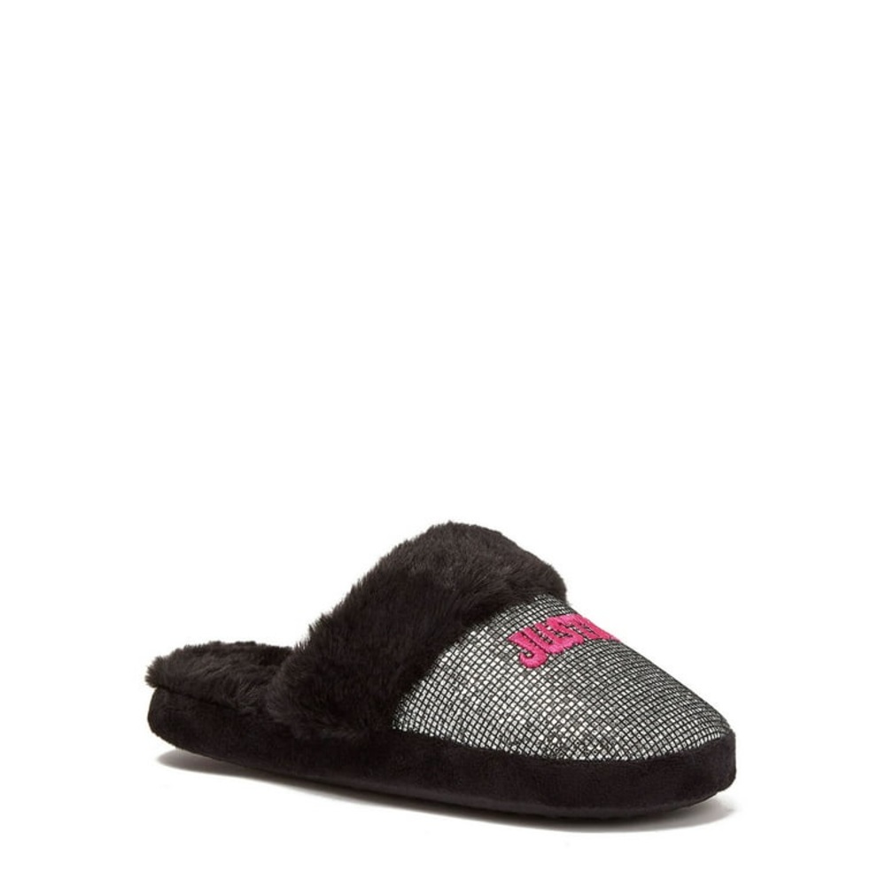 Justice Big Girls Slip-on Scuff Slippers, Size 6